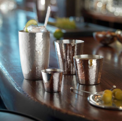 Robbe & Berking "Bar Collection" rum tumbler in Martele Style (Germany)