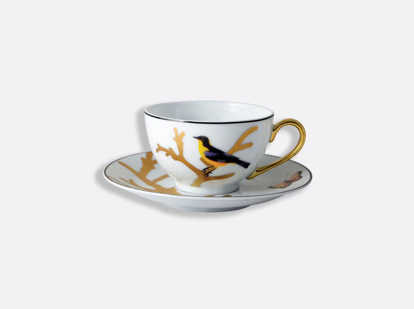 Bernardaud Aux Oiseaux Tea Gift Set (France)