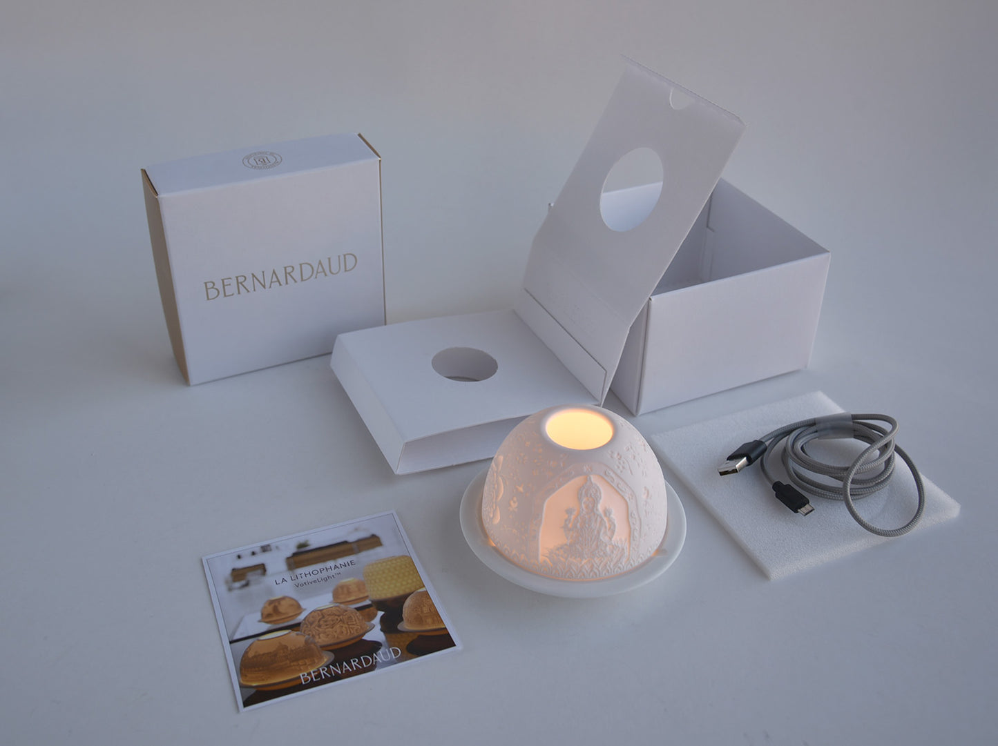 Bernardaud Led Votivelight - Butterflies in Flight (France)
