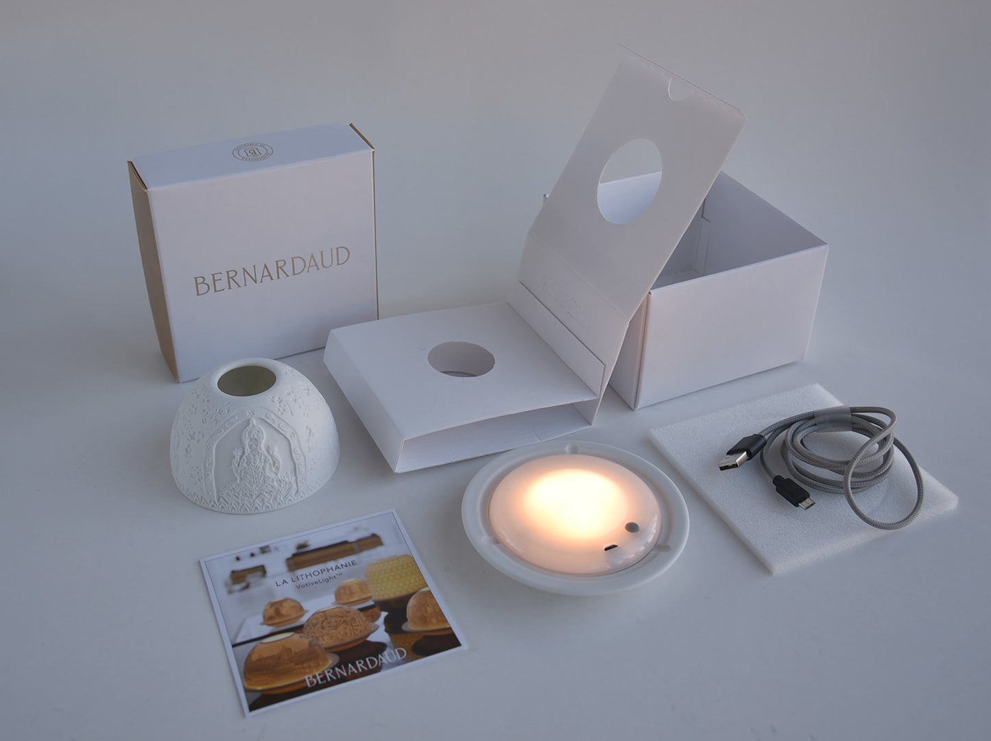 Bernardaud Led Votivelight - Green Grape (France)