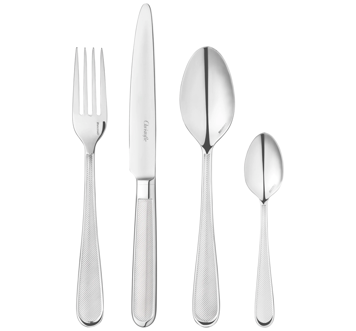 Christofle Concorde 24-Piece Stainless Steel Flatware Set