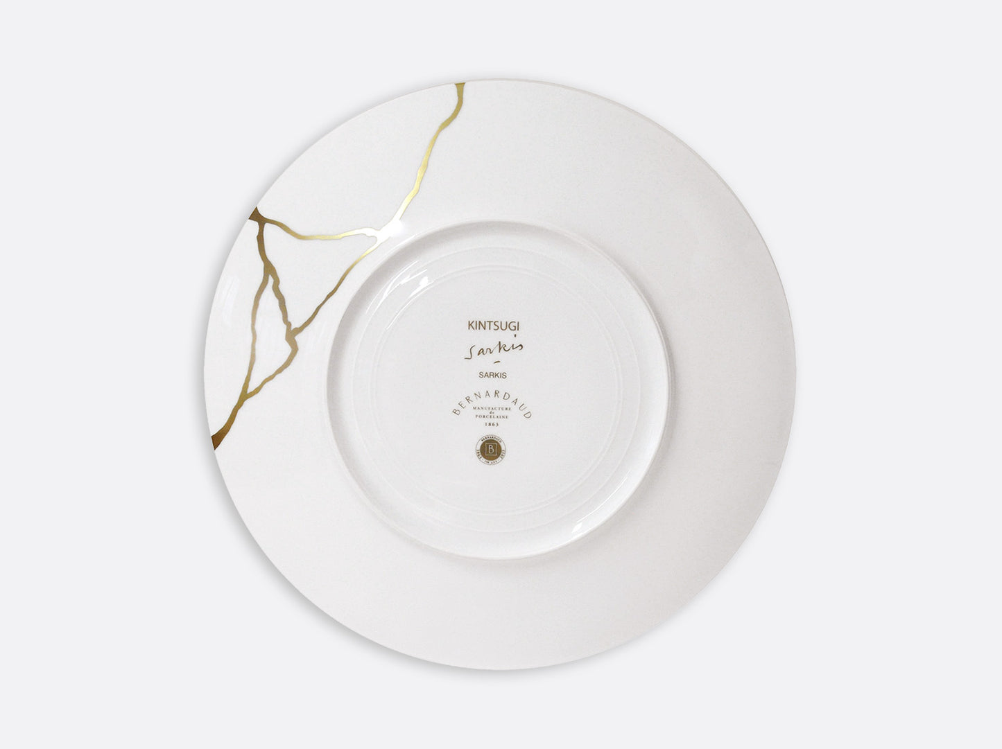 Bernardaud Kintsugi Coupe Dinner Plate (France)
