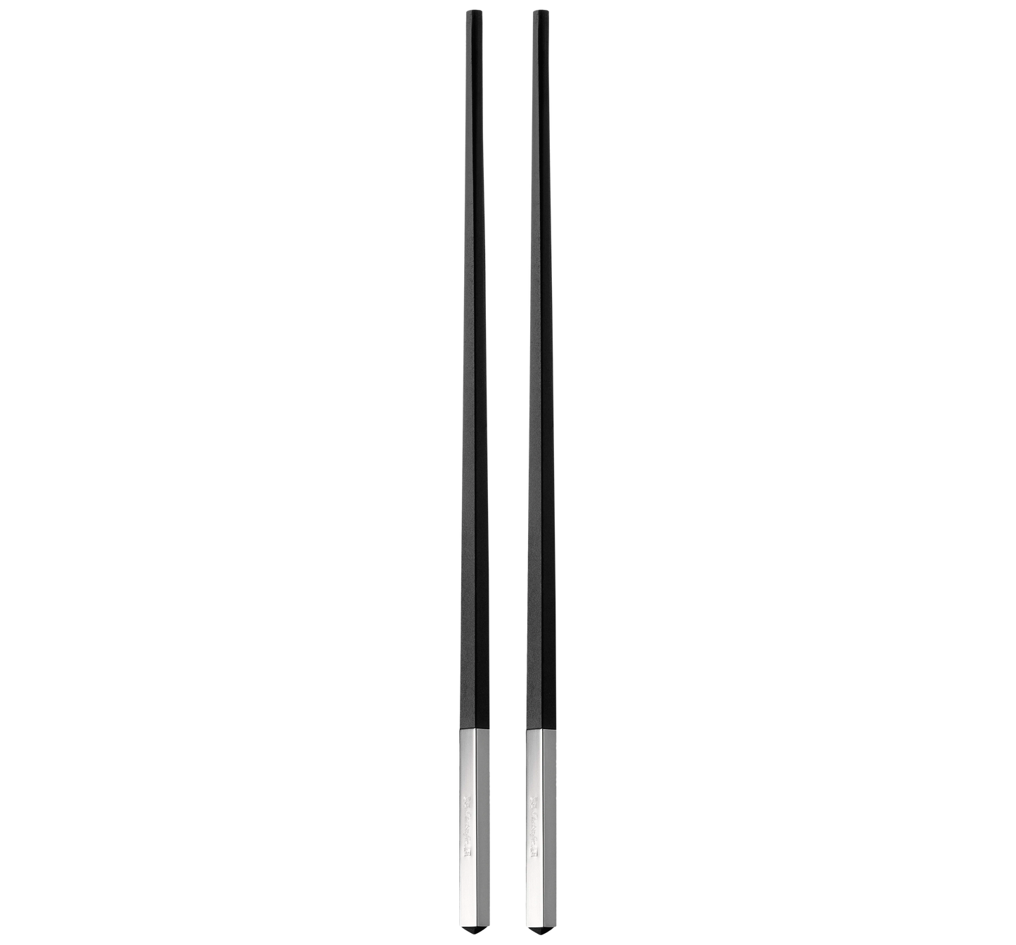 Christofle UNI Set of black Chinese chopsticks and chopsticks rest