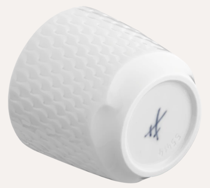 Meissen "Waves Relief" Asia Collection, Sake Cup (Germany)