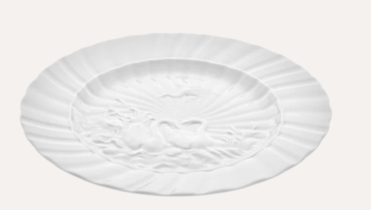 Meissen Bread and Butter Plate, Shape "Swan Service" (Germany)