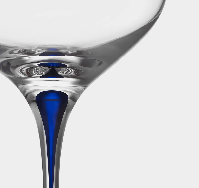 ORREFORS Intermezzo Blue Coupe
