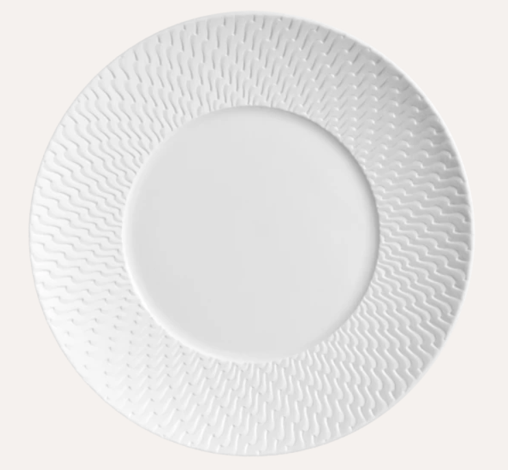 Meissen Bread and Butter Plate, Shape "Waves Relief" (Germany)