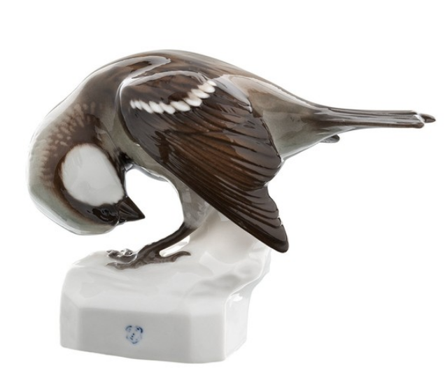 Nymphenburg Figurine "Sparrow" designed by Theodor Kärner (Germany)
