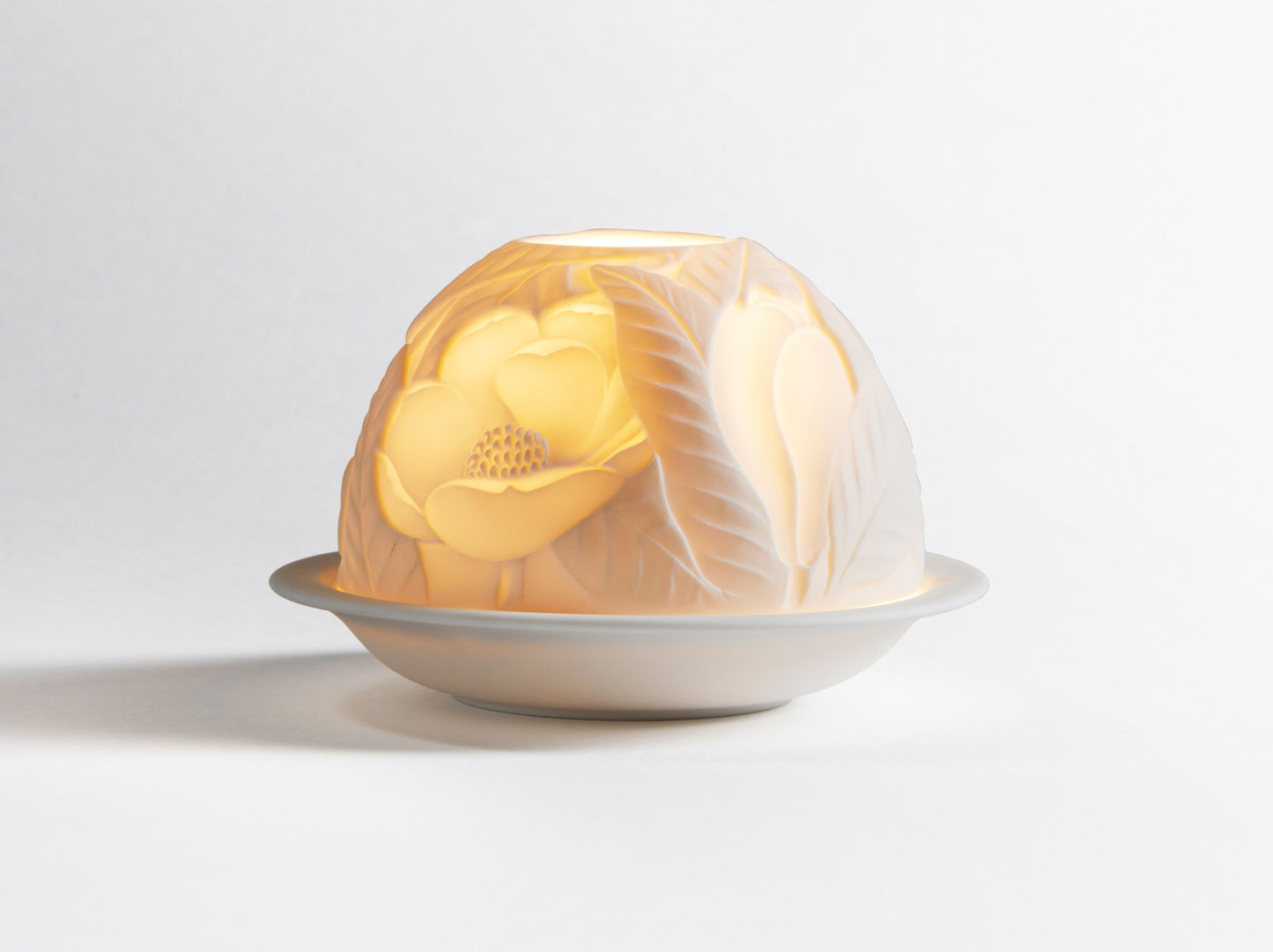 Bernardaud Votivelight - Magnolia Blossoms (France)