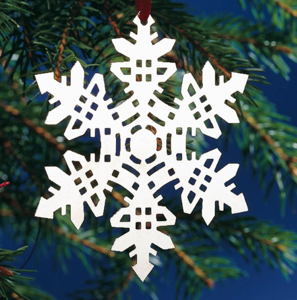 Robbe & Berking Silver Christmas Ornament "Ice Crystal" (Germany)