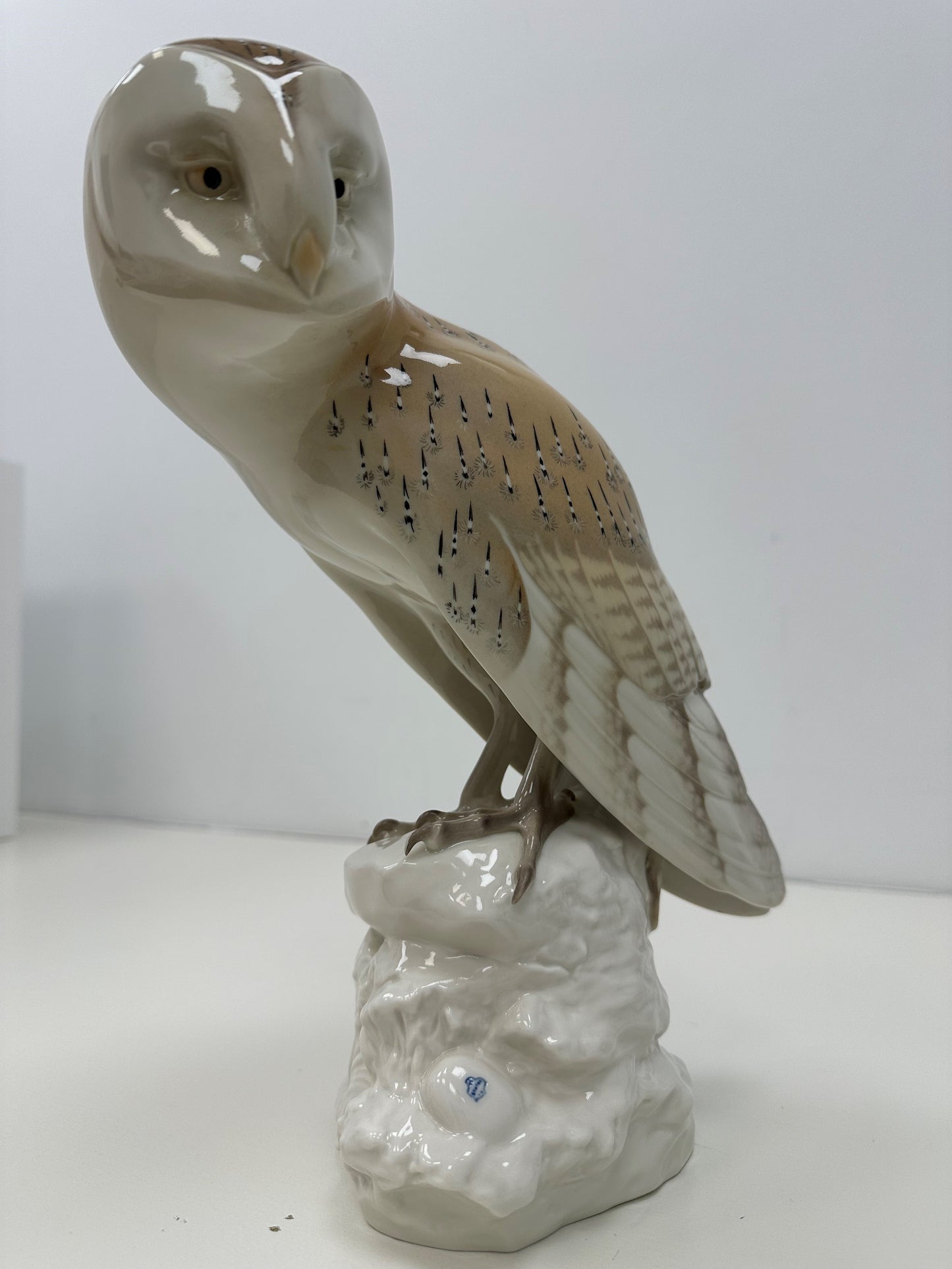Nymphenburg Figurine "Barn Owl" designed by Theodor Kärner (Germany)
