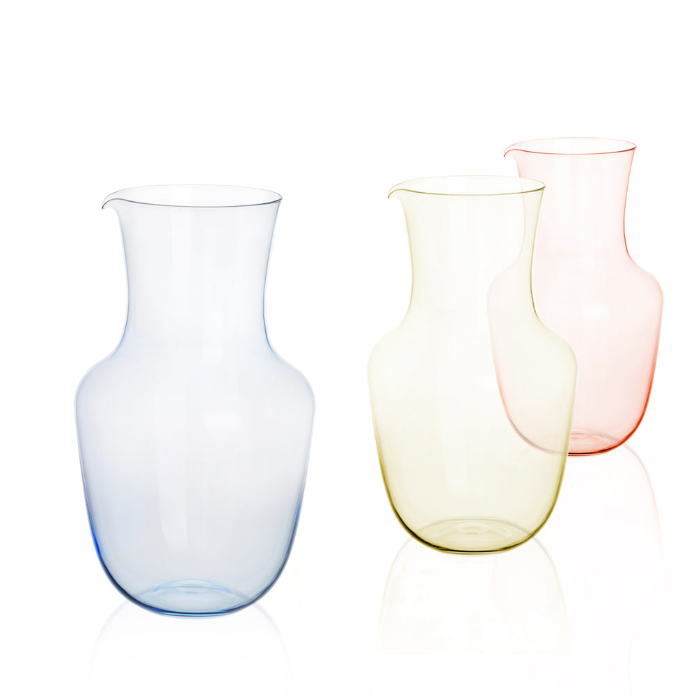 Lobmeyr Drinking Set No. 267 Alpha Water Pitcher in Light Blue