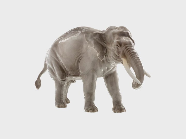 Nymphenburg Figurine "Elephant" designed by August Göhring (Germany)