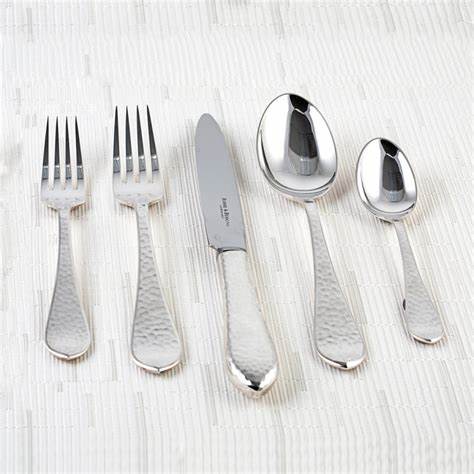 Robbe & Berking Flatware "Martele" 5-piece set, design of 1999(Germany)