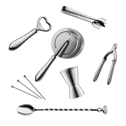 Robbe & Berking "Bar Collection" Ice Tongs in Martele style (Germany)