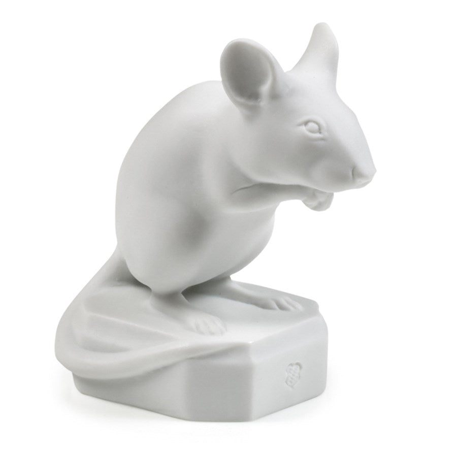 Nymphenburg Figurine "Sitting Mouse Karl" designed by Wilhelm Neuhäuser (Germany)