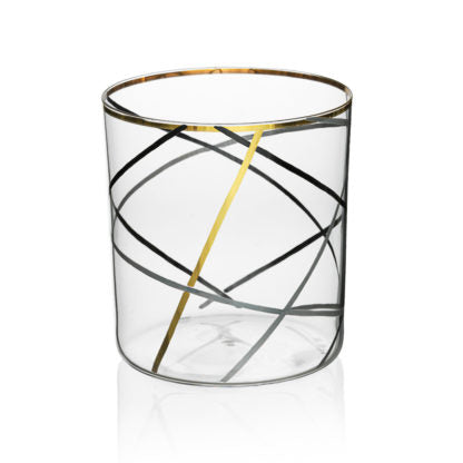 Lobmeyr Bar Series "NEO" VIII-II-II Tumbler Enamel Painted designed by Martino Gamper in 2016 (Austria)