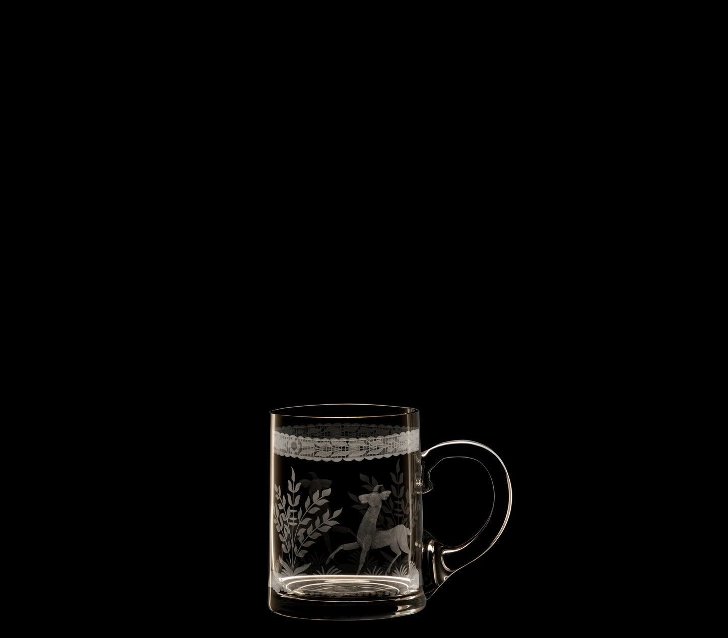 Lobmeyr Drinking Set No. 233 Tiroler Hirsch Beer Mug