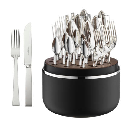 Robbe & Berking "The Box" with Riva Silverware