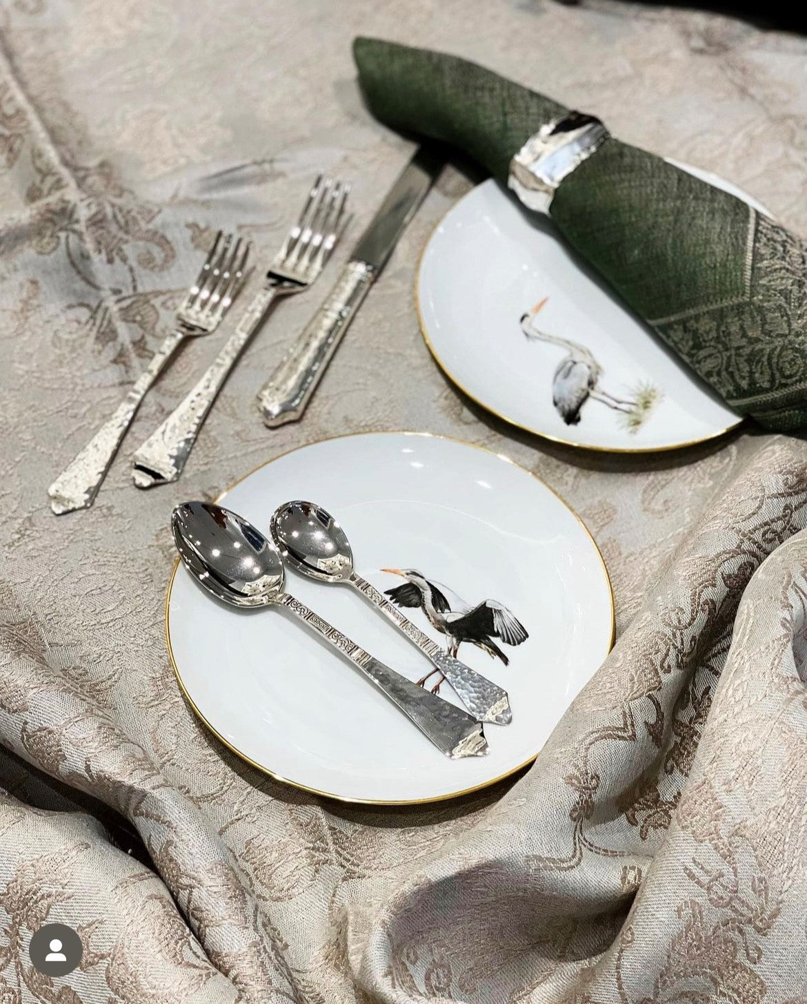 Wiener Silber Napkin Ring "Belvedere" (Austria)