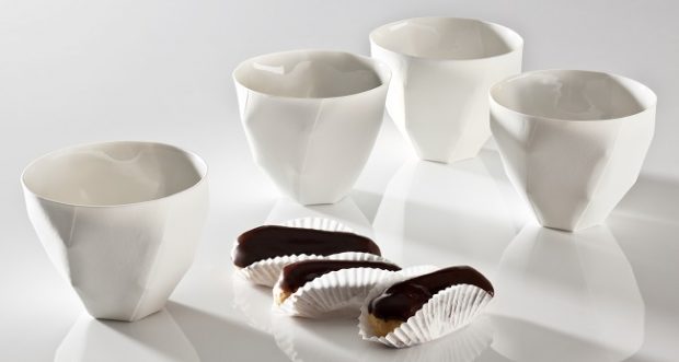 Nymphenburg "Lightscape Collection" coffee beaker designed by Ruth Garvich (Germany)