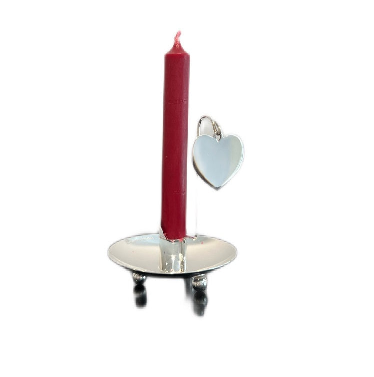 Robbe & Berking Miniature Table Candlestick "Heart" (Germany)