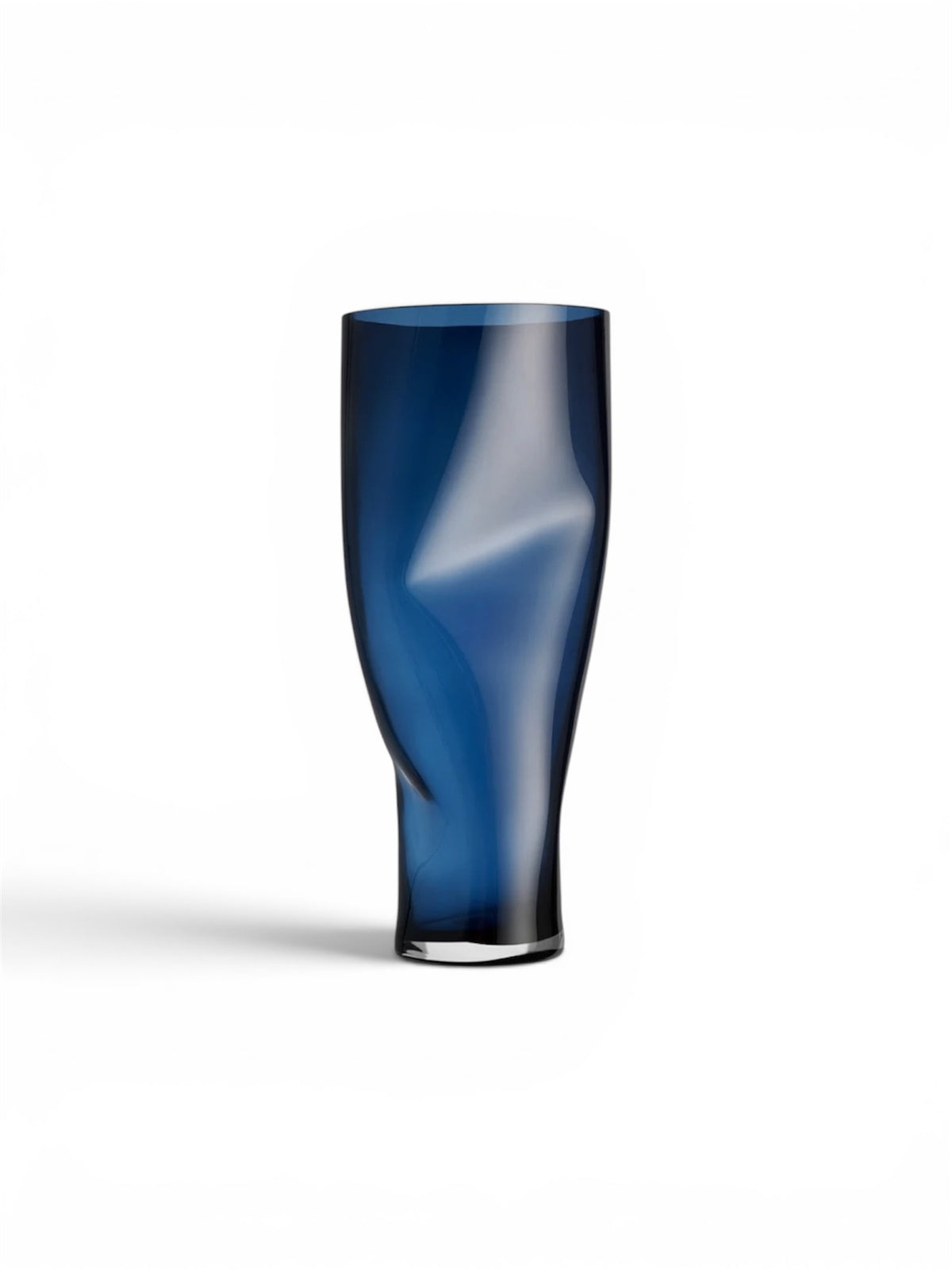 ORREFORS Squeeze Vase Midnight Blue XL