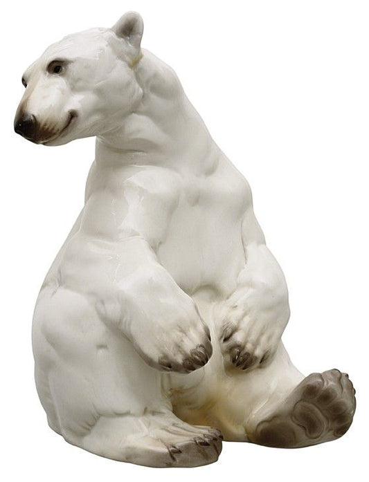 Nymphenburg Figurine "Polar Bear" designed by Willy Zügel (Germany)