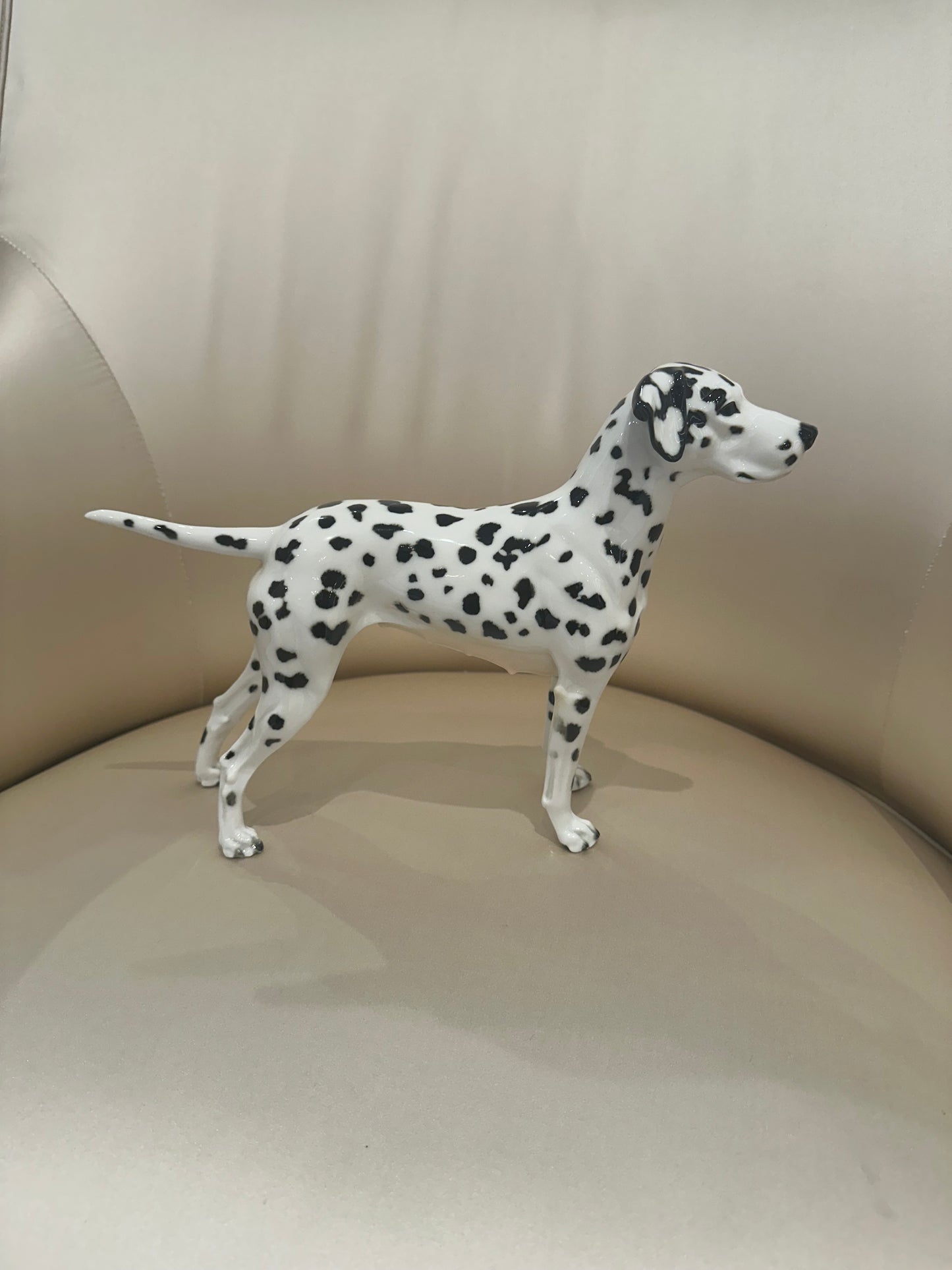 Nymphenburg Figurine "Dalmatian" designed by Konrad Schmid in 1930 (Germany)