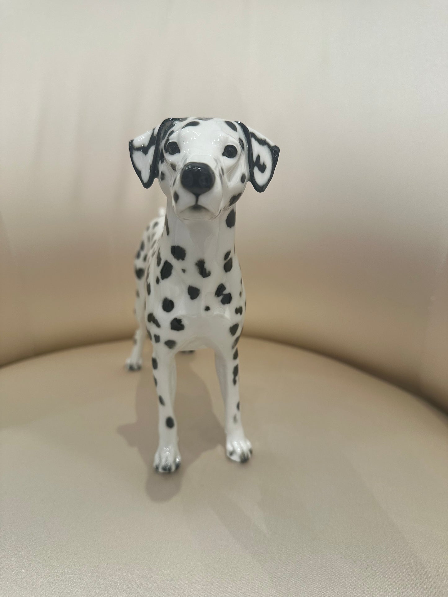 Nymphenburg Figurine "Dalmatian" designed by Konrad Schmid in 1930 (Germany)