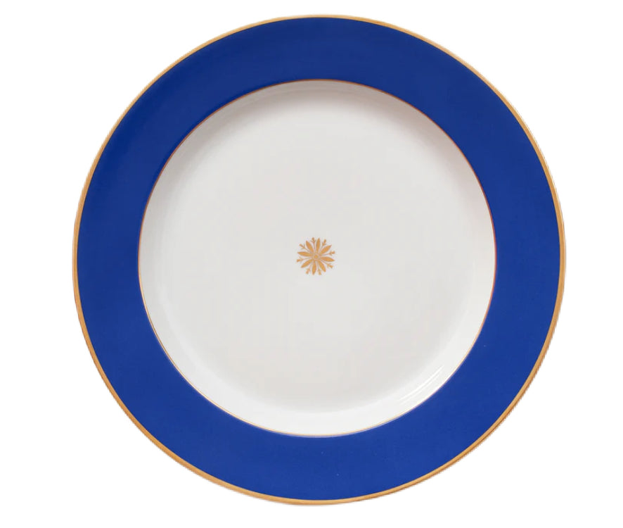 Nymphenburg "Lotos Collection" Dinner Plate Sirius Royal Blue (Germany)