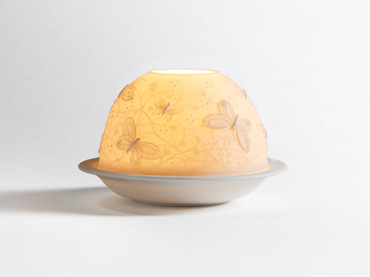 Bernardaud Led Votivelight - Butterflies in Flight (France)