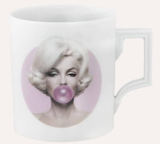 Meissen Mug Marilyn pink V 0,25 by Michael Moebius (Germany)