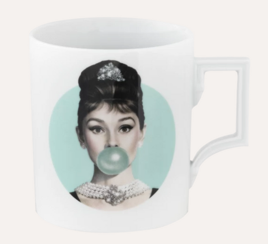 Meissen Mug Audrey blue V 0,25 by Michael Moebius (Germany)