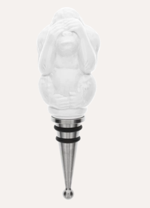 Meissen Bottle Stopper See No Evil (Germany)