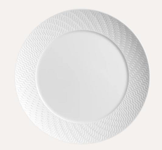 Meissen Dinner Plate, Shape "Waves Relief" (Germany)