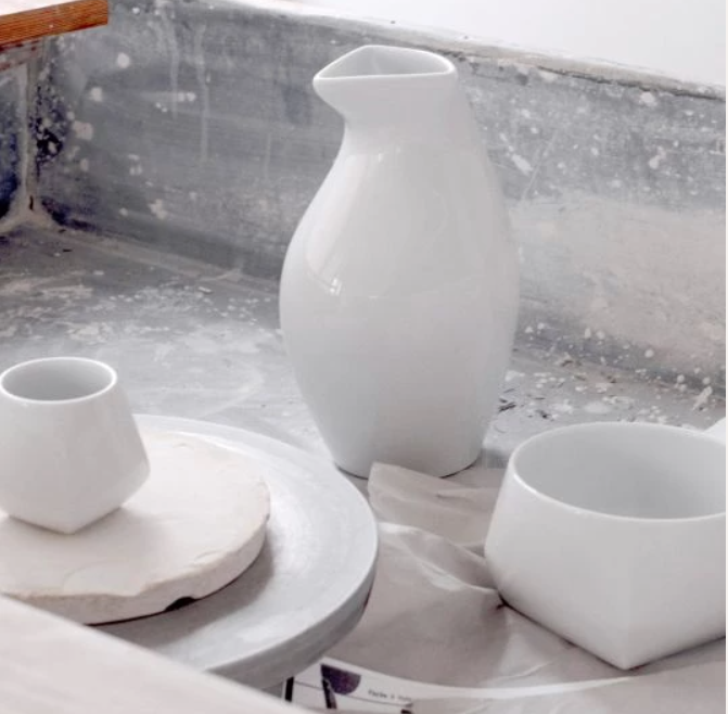 Meissen Gin Mug, "Antarctica", white, V 0.2 l