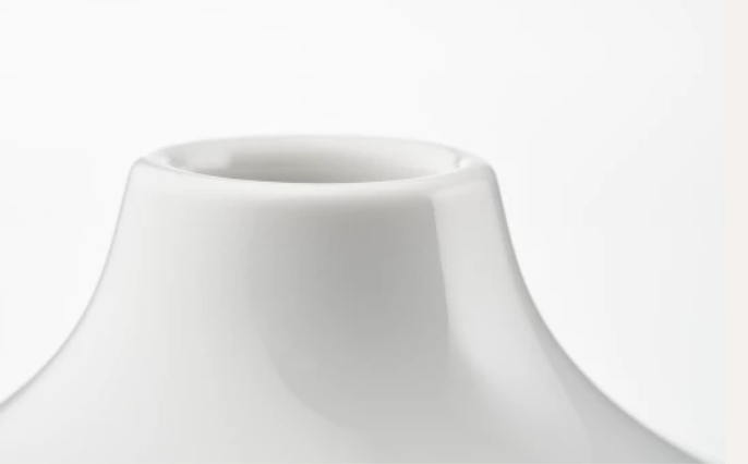 Meissen Vase, Shape "MEISSEN Cosmopolitan", "Blue Orchid", cobalt blue, H 11 cm