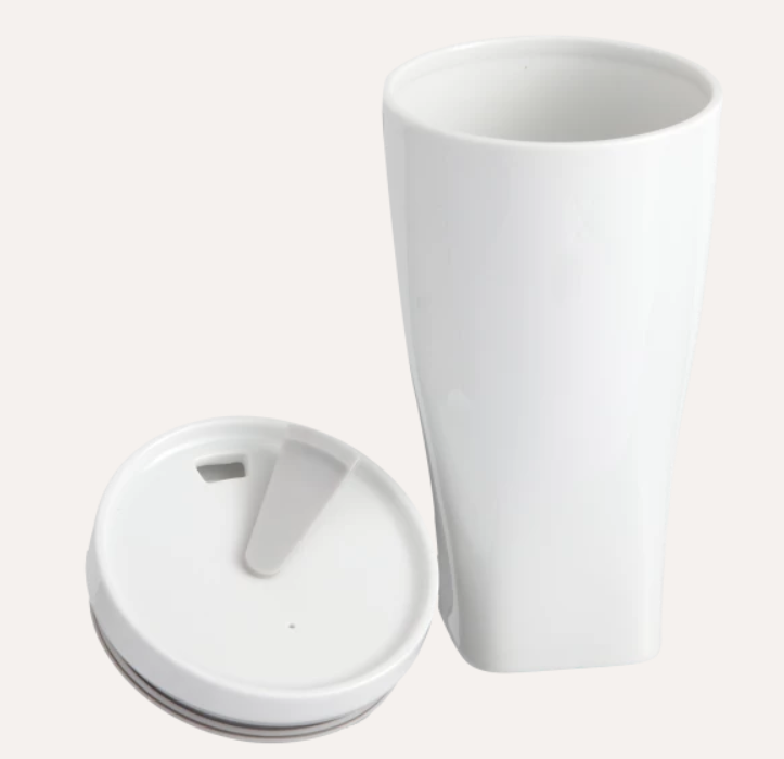 Meissen Coffee To Go mug, Shape "Nova", white, V 0.35 l
