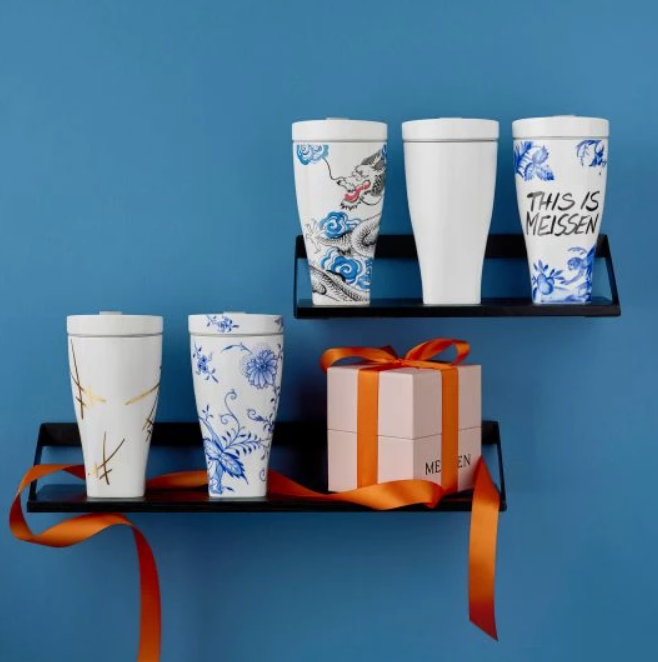 Meissen Coffee To Go mug, Shape "Nova", white, V 0.35 l