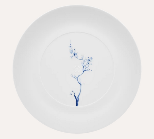 Meissen Dinner Plate, large, Shape "MEISSEN Cosmopolitan", "Blue Orchid", cobalt blue, 30 cm