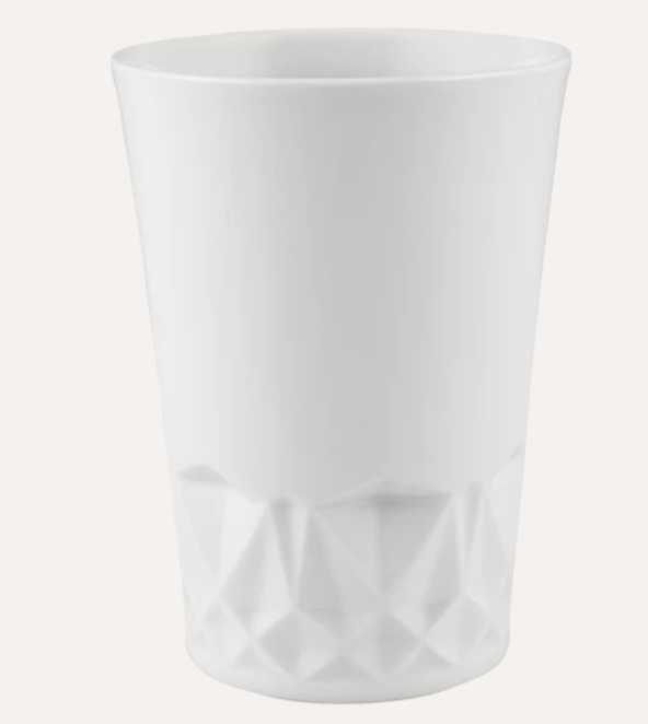 Meissen Orchid planter, white, H 16.5 cm