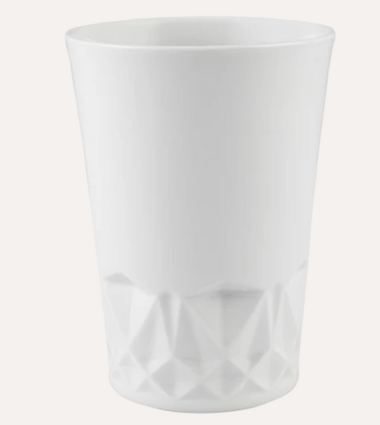 Meissen Orchid planter, white, H 16.5 cm