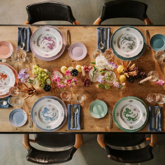 Meissen Dinner Plate, Shape "No ", "The Original", plain, celadon, gold, 29 cm