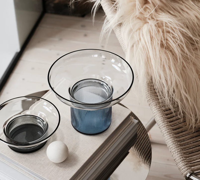 ORREFORS Ensemble Smokey Blue/Gray Small