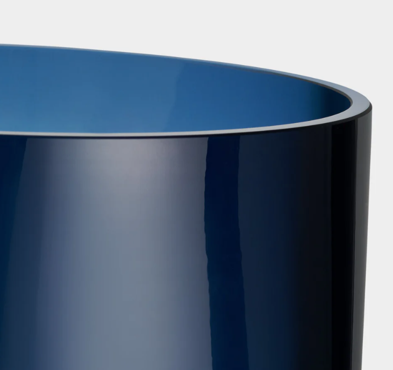 ORREFORS Squeeze Vase Midnight Blue XL