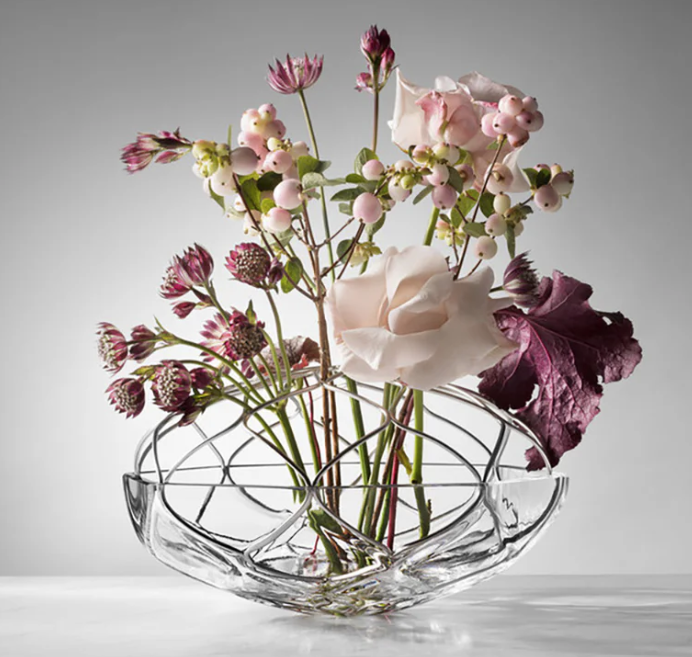 ORREFORS Bloom Vase Low