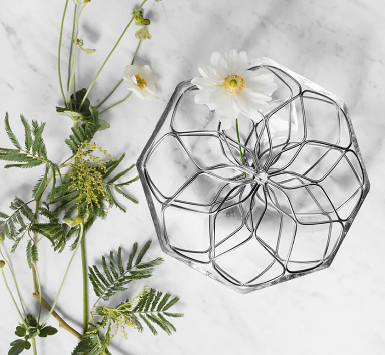 ORREFORS Bloom Vase Low