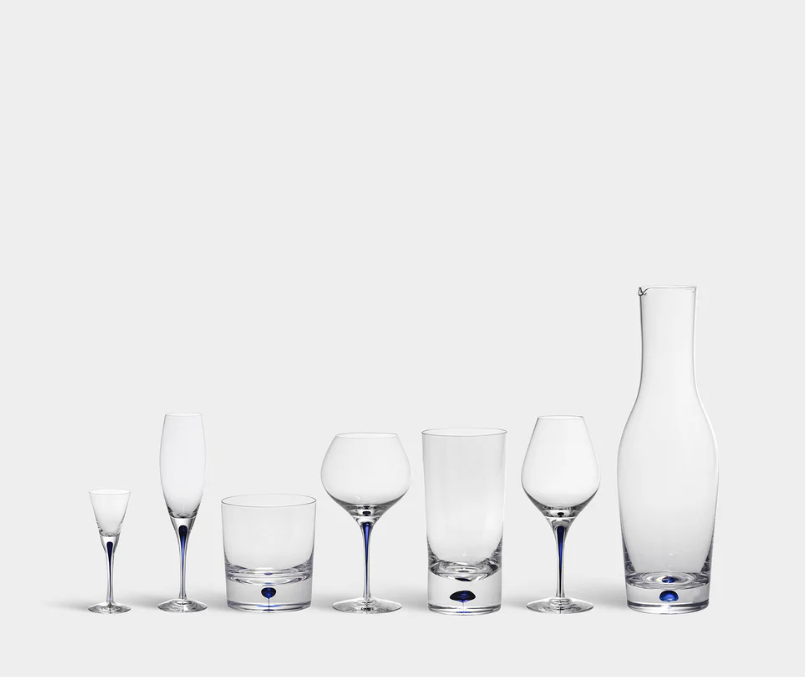 ORREFORS Intermezzo Blue Bouquet