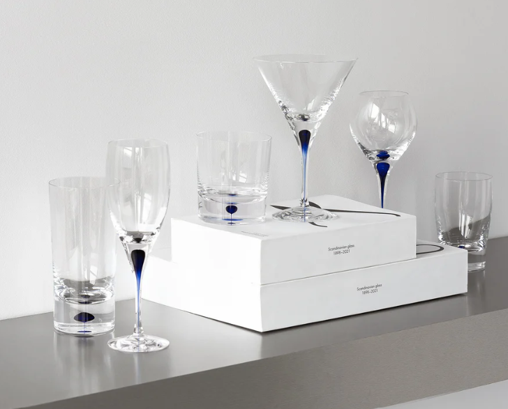 ORREFORS Intermezzo Blue Bouquet
